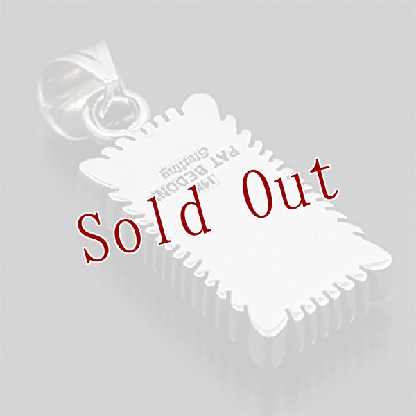 画像3: ナバホ族 Pat Bedonie #1FL 14K スターバースト ペンダント (3)