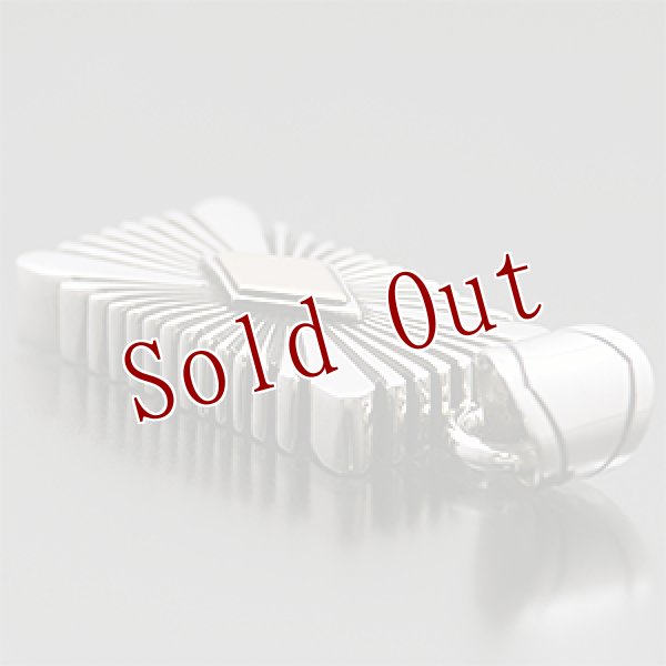 画像2: ナバホ族 Pat Bedonie #1FL 14K サンバースト ペンダント (2)