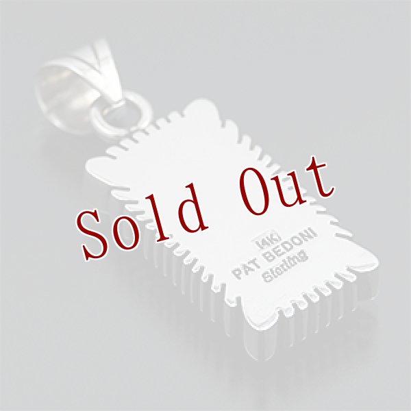 画像3: ナバホ族 Pat Bedonie #1FL 14K サンバースト ペンダント (3)