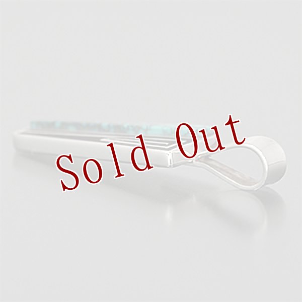 画像3: ナバホ族 Albert Nells チベットターコイズ インレイ ペンダント (3)