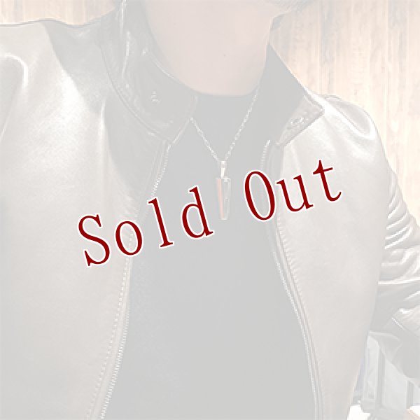 画像4: ナバホ族 Albert Nells コーラル インレイ ペンダント (4)