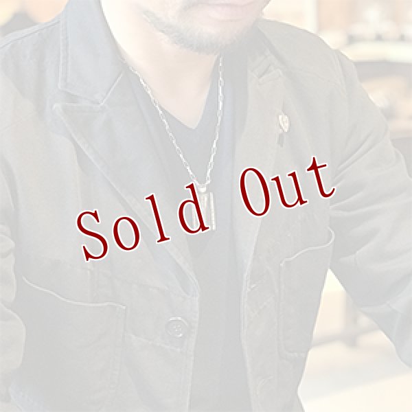 画像4: ナバホ族 Harrison Jim インゴットシルバー チゼルワーク/リポウズ ペンダント (4)