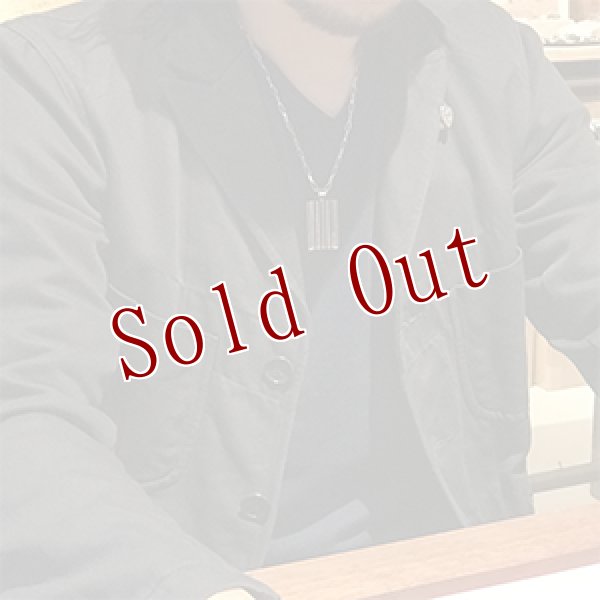 画像4: ナバホ族 Harrison Jim インゴットシルバー チゼルワーク/コインエッジ ペンダント (4)