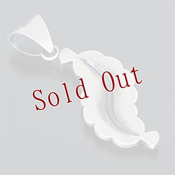 画像2: ナバホ族 Jacob D. Morgan Bi-Curve リポウズ ペンダント (2)