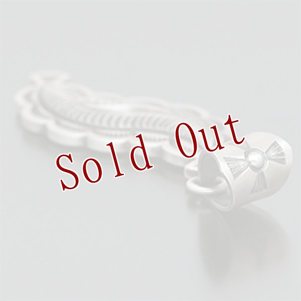 画像3: ナバホ族 Jacob D. Morgan Bi-Curve リポウズ ペンダント (3)