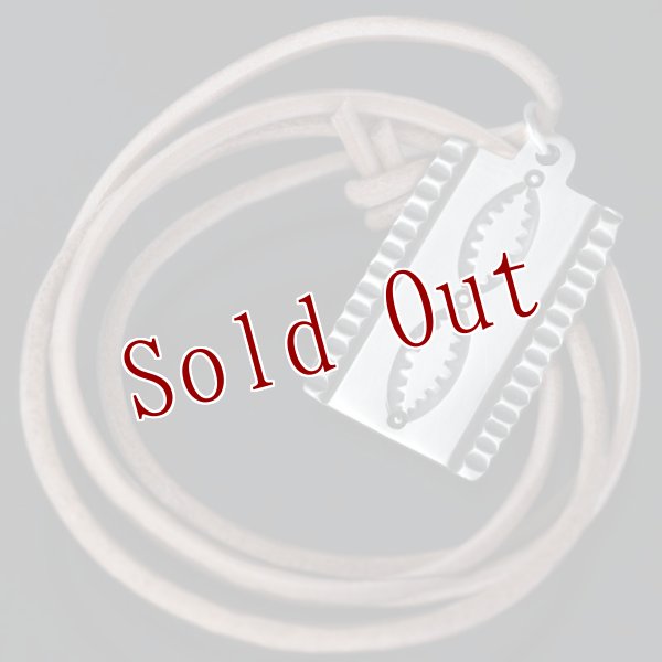 画像5: ナバホ族 Darryl Begay コインシルバー スタンプ スクエア ペンダント (5)