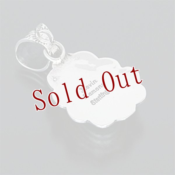 画像2: ナバホ族 Kevin Ramone キングマン スタンプ ペンダント (2)