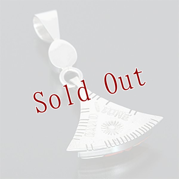 画像2: ナバホ族 David Tune マルチカラー インレイ モレンシ ペンダント (2)