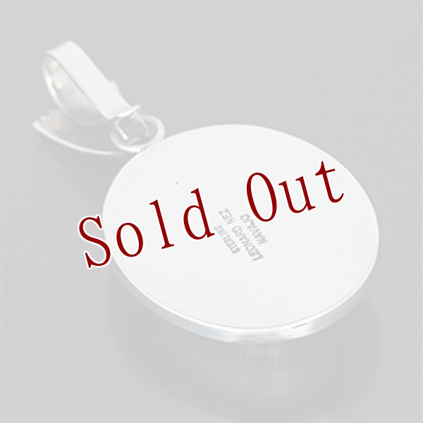 画像2: ナバホ族 Leonard Nez キングマン ケトー オーバーレイ ペンダント (2)