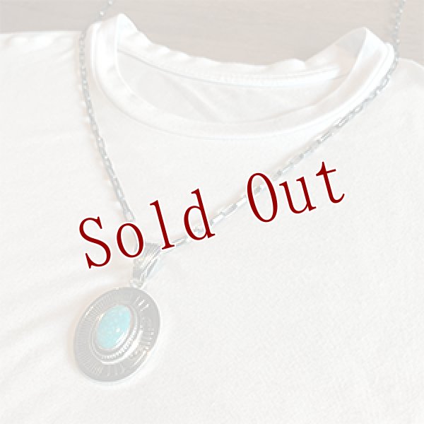 画像4: ナバホ族 Leonard Nez キングマン ケトー オーバーレイ ペンダント (4)