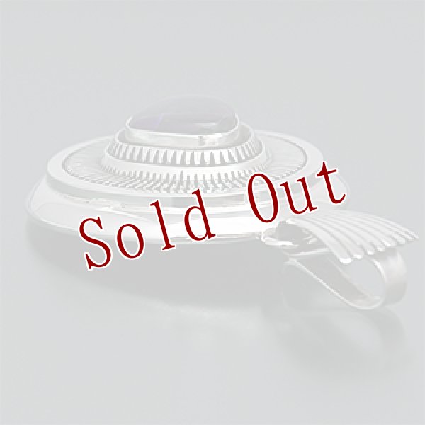 画像2: ナバホ族 Leonard Nez スギライト サンバースト ペンダント (2)