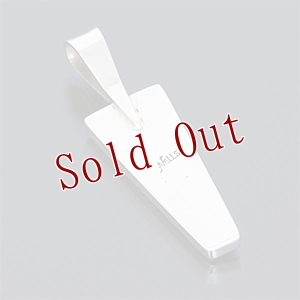 画像2: ナバホ族 Albert Nells ジェット インレイ ペンダント (2)