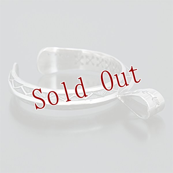 画像3: ナバホ族 Sunshine Reeves ナジャ トライアングル スタンプ ペンダント (3)