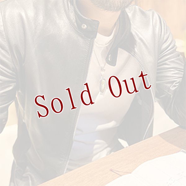 画像4: ナバホ族 Leonard Nez ナンバーエイト シャドーボックス ペンダント (4)