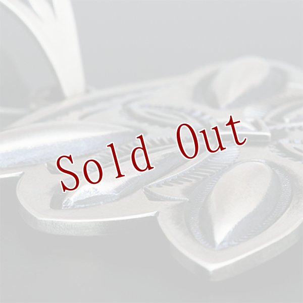 画像4: ナバホ族 Jacob D. Morgan バタフライ バンプアウト ペンダント (4)