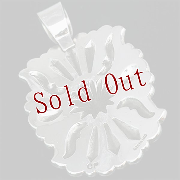 画像2: ナバホ族 Clendon Pete ケトー バンプアウト ペンダント (2)