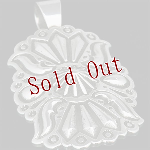 画像5: ナバホ族 Clendon Pete ケトー バンプアウト ペンダント (5)