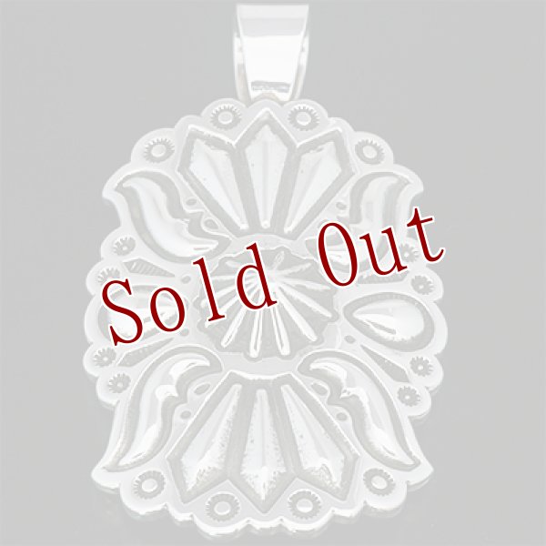 画像3: ナバホ族 Clendon Pete ケトー バンプアウト ペンダント (3)