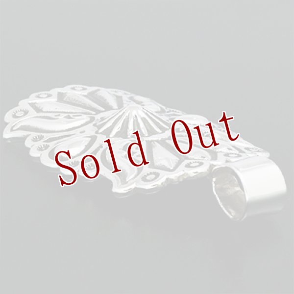 画像4: ナバホ族 Clendon Pete ケトー バンプアウト ペンダント (4)