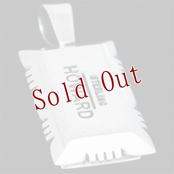 画像2: ナバホ族 Howard Nelson 14K サンバースト ボックス スモール ペンダント (2)