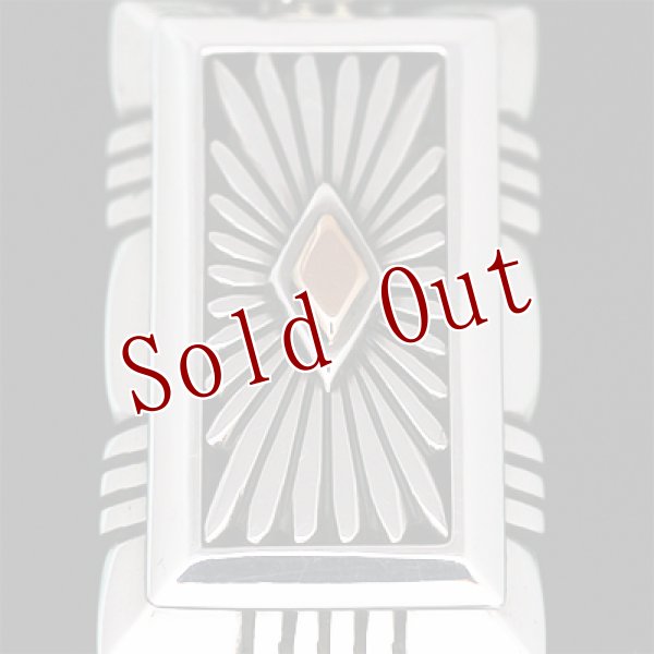 画像5: ナバホ族 Howard Nelson 14K サンバースト ボックス スモール ペンダント (5)