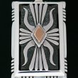 画像5: ナバホ族 Howard Nelson 14K ケトー ボックス 長方形 ペンダント (5)