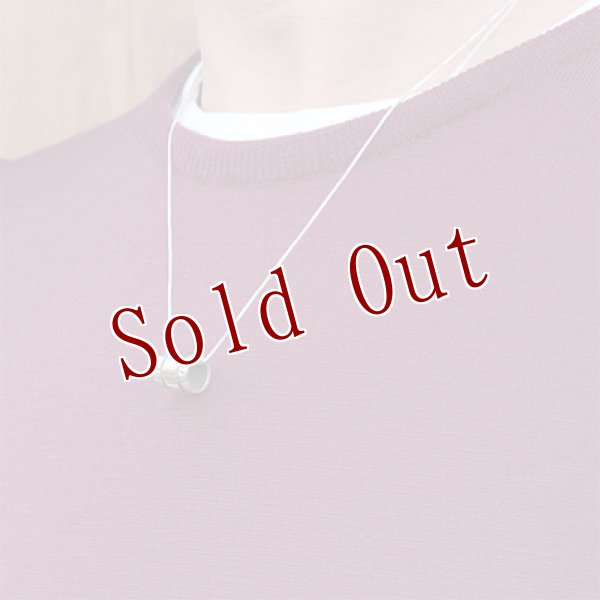 画像4: ナバホ族 Bruce Morgan 3/8" 14K チゼルワーク プレーン ペンダント チェーン付き (4)