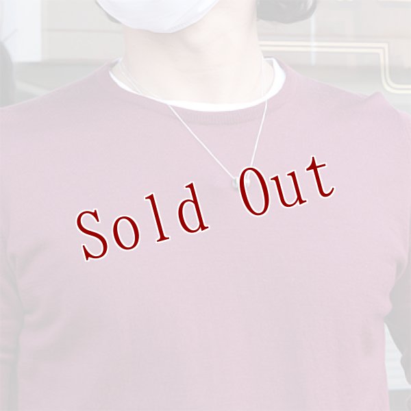 画像5: ナバホ族 Bruce Morgan 3/8" 14K チゼルワーク プレーン ペンダント チェーン付き (5)