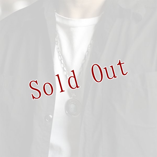 画像5: ナバホ族 Leonard Nez ナンバーエイト サンバースト オーバーレイ ペンダント (5)