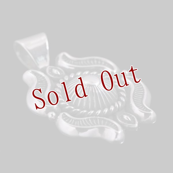 画像3: ナバホ族 Clendon Pete ケトー アップリケ ペンダント (3)