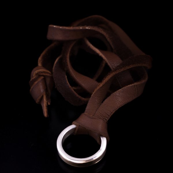 画像1: 【RIVER MAIL企画】ナバホ族 Bruce Morgan 1/4 14K プレーン ネックレス/リング (1)