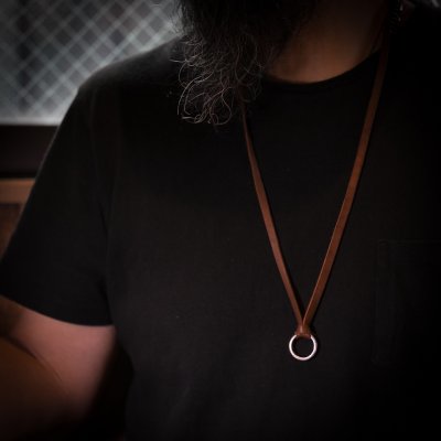 画像3: 【RIVER MAIL企画】ナバホ族 Bruce Morgan 1/4 14K プレーン ネックレス/リング