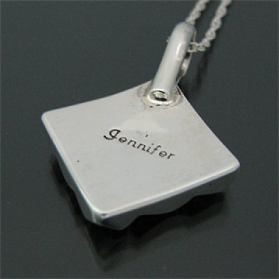 画像2: ナバホ族 Jennifer Curtis スタンプワーク スモール ネックレス