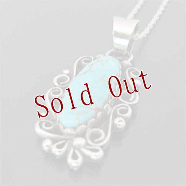 画像1: ナバホ族 Rebekah Goodluck キャリコレイク ネックレス (1)