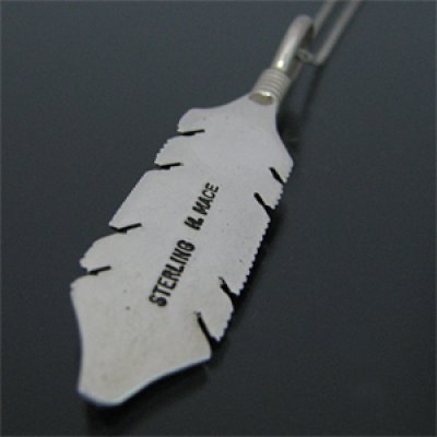 画像2: ナバホ族 Harvey Mace イーグルフェザー ネックレス