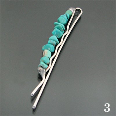 画像3: オリジナル ターコイズ ヘアピン 3種類