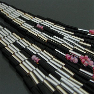 画像3: オリジナル ビーズ チマヨ柄 ピンク 大 ドロップタイプ/アメリカンタイプ ピアス