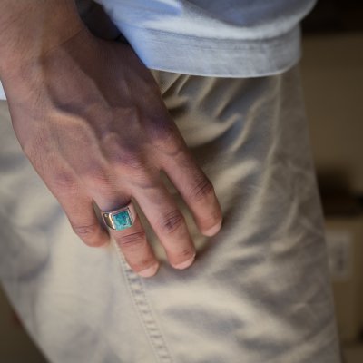 画像3: 【RM Jewelry】キングマン シグネチャー シルバー リング 17号