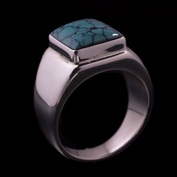画像2: 【RM Jewelry】キングマン シグネチャー シルバー リング 17号 (2)