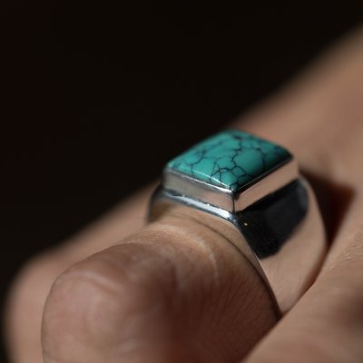 画像2: 【RM Jewelry】キングマン シグネチャー シルバー リング 17号