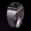画像3: 【RM Jewelry】オニキス シグネチャー シルバー リング 15号 (3)