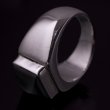 画像4: 【RM Jewelry】オニキス シグネチャー シルバー リング 15号 (4)