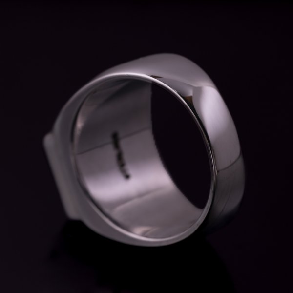 画像5: 【RM Jewelry】オニキス シグネチャー シルバー リング 15号 (5)
