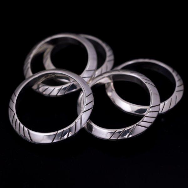 画像5: 【サイズ展開あり】トライアングル ナロー シルバー925 リング 鏡面仕上げ (5)