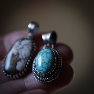 画像1: 【RM Jewelry】ナンバーエイト シルバー ハンドメイド ペンダント