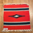 画像1: Ortega's チマヨ プレイスマット/ランチョマット 15×15 レッド (1)