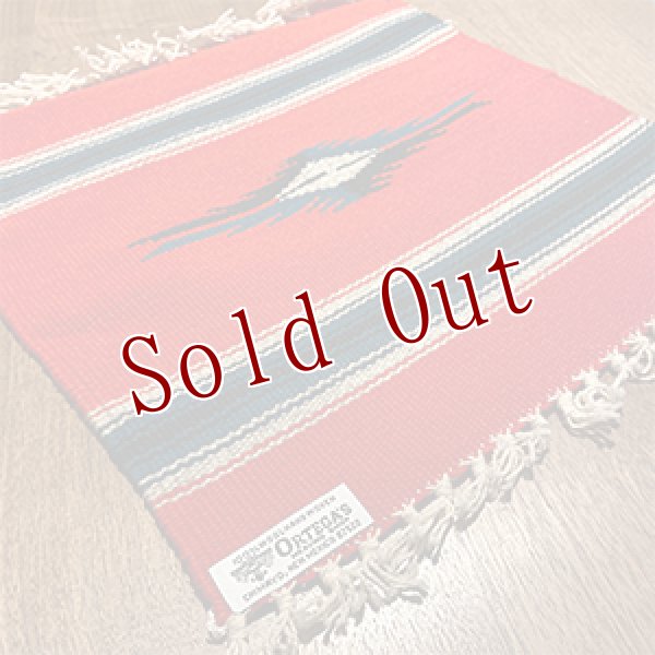 画像2: Ortega's チマヨ プレイスマット/ランチョマット 15×15 レッド (2)