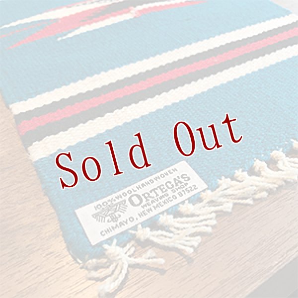 画像2: Ortega's チマヨ プレイスマット/ランチョマット ターコイズブルー (2)