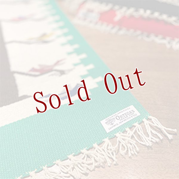 画像4: Ortega's チマヨ ラグ/ブランケット ツリーオブライフ エメラルドグリーン  (4)