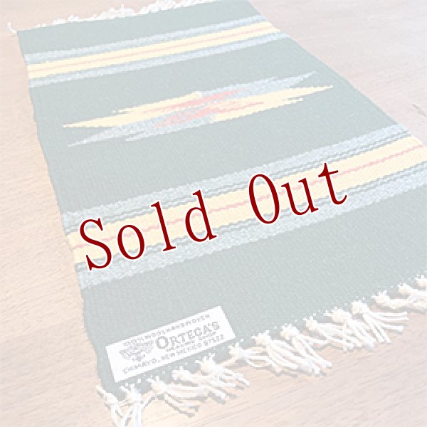 画像2: Ortega's チマヨ プレイスマット/ランチョマット フォレストグリーン (2)